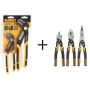 DEWALT Straight Jaw Push Lock Pliers Set (2-Piece) and Compound Plier Set (3-Pack) - Image 1