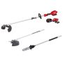 Milwaukee M18 FUEL 18V Lithium-Ion Brushless Cordless QUIK-LOK String Trimmer 8Ah Kit w/M18 Brush Cutter & Pole Saw Attachment - Image 2