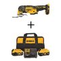 DEWALT 20V MAX XR Cordless Brushless 3-Speed Oscillating Multi-Tool with 20V MAX XR Premium Lithium-Ion 6.0Ah & 4.0Ah Batteries - Image 1