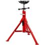 VEVOR Pipe Jack Stand 1500 lbs. Load Welding Stand Jack 28 in. to 52 in. Height with 4-Ball Transfer V-Head for 107A-Type Pipe - Image 1
