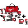 Milwaukee M18 FUEL 18-Volt Lithium-Ion Brushless Cordless Combo Kit (5-Tool) with M18 FUEL Jig Saw and Compact Router - Image 1