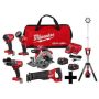 Milwaukee M18 FUEL 18-Volt Lithium-Ion Brushless Cordless Combo Kit (5-Tool) with M18 Rocket Light - Image 1