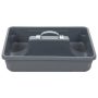 AMERICAN BUILT PRO Professional Grade 18 in. Gray Polyethylene Tote Tray - Image 1