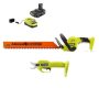 RYOBI ONE+ 18V 22 in. Cordless Hedge Trimmer and Pruner with 2.0 Ah Battery and Charger - Image 2