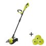RYOBI ONE+ 18V 13 in. Cordless Battery String Trimmer/Edger with Extra 3-Pack of Spools (Tool Only) - Image 2