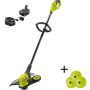 RYOBI ONE+ 18V 13 in. Cordless Battery String Trimmer/ Edger with Extra 3-Pack of Spools, 4.0 Ah Battery and Charger - Image 2