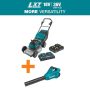 Makita 21 in. 18V X2 (36V) LXT Brushless Walk Behind Self-Propelled Lawn Mower Kit (5.0Ah) with 18V X2 (36V) LXT Blower - Image 2