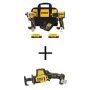 DEWALT ATOMIC 20-Volt MAX Lithium-Ion Cordless Combo Kit (2-Tool) and Compact Recip Saw with (2) 2Ah Batteries, Charger and Bag - Image 1