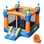 Costway Inflatable Bounce House Kids Magic Castle with Large Jumping Area with 550-Watt Blower - Image 1