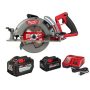 Milwaukee M18 FUEL 18V Lithium-Ion Cordless 7-1/4 in. Rear Handle Circular Saw, 12.0Ah. Battery and 8.0ah Starter Kit - Image 1