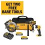 DEWALT 20V MAX Lithium-Ion Cordless 3-Tool Combo Kit with 5.0 Ah Battery and 1.7 Ah Battery - Image 1