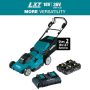 Makita 18V X2 (36V) LXT Lithium-Ion Cordless 19 in. Walk Behind Self-Propelled Lawn Mower Kit w/4 batteries (5.0Ah) - Image 2