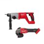 Milwaukee M18 18V Lithium-Ion Brushless Cordless 1 in. SDS-Plus D-Handle Rotary Hammer w/M18 FUEL Angle Grinder - Image 1