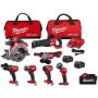 Milwaukee M18 FUEL 18-Volt Lithium-Ion Brushless Cordless Combo Kit (7-Tool) w/(3) Batteries - Image 1