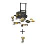DEWALT 20-Volt Max TOUGHSYSTEM Lithium-Ion 6-Tool Cordless Combo Kit & Atomic 20V Max Cordless Brushless 1/2 in. Impact Wrench - Image 1