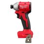 Milwaukee M18 18V Lithium-Ion Brushless Cordless 1/4 in. Compact Impact Driver (Tool Only) - Image 1