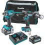 Makita 40-Volt maximum XGT Brushless Cordless 2-Piece, Combo Kit (Hammer Driver-Drill/Impact Driver) 2.5Ah/4.0Ah - Image 1