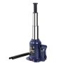 TCE 8-Ton Double Ram Welded Hydraulic Bottle Jack, Blue - Image 1