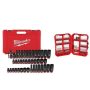Milwaukee Shockwave 3/8 in. Drive SAE and Metric 6-Pt Impact Socket Set and Impact Duty Driver Bit Set (117-Piece) - Image 1