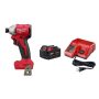 Milwaukee M18 18-Volt Lithium-Ion Compact Brushless Cordless 1/4 in. Impact Driver with M18 5.0Ah Battery and Charger - Image 1