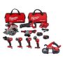 Milwaukee M18 FUEL 18V Lithium-Ion Brushless Cordless Combo Kit with (2) 5.0 Ah Batteries (7-Tool) & Compact Bandsaw - Image 1