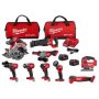 Milwaukee M18 FUEL 18V Lithium-Ion Brushless Cordless Combo Kit with Two 5.0 Ah Batteries (7-Tool) w/Multi-Tool & Jig Saw - Image 1