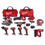 Milwaukee M18 FUEL 18V Lithium-Ion Brushless Cordless Combo Kit with 18-Gauge Brad Nailer & Jig Saw (9-Tool) - Image 1