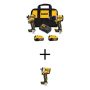 DEWALT 20V MAX XR Hammer Drill and ATOMIC Impact Driver 2 Tool Cordless Combo Kit and 1/2 in. Impact Wrench w/(2) 4Ah Batteries - Image 1
