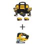 DEWALT 20V MAX XR Hammer Drill and ATOMIC Impact Driver 2 Tool Cordless Combo Kit and Jigsaw w/(2 4Ah Batteries Charger and Bag - Image 1