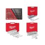Milwaukee Combination SAE/Metric Wrench Mechanics Tool Set with SAE/Metric Ratchet and Socket Mechanics Tool Set (183-Piece) - Image 1