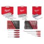 Milwaukee 1/4 in., 3/8 in., and 1/2 in. Drive SAE/Metric Ratchet and Socket Set w/Combination Wrench and Pry Bar Set (221-Piece) - Image 1