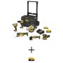 DEWALT 20V MAX ToughSystem Lithium-Ion 6-Tool Cordless Combo Kit with 20V MAX XR Premium Lithium-Ion 5.0 Ah Battery Pack - Image 1
