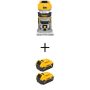 DEWALT 20V MAX Lithium-Ion Cordless Brushless Fixed Base Compact Router with (2) 20V MAX Premium 5.0 Ah Battery-Packs - Image 1