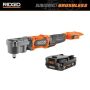RIDGID 18V Brushless Cordless SubCompact 1/2 in. Right Angle Impact Wrench with with 2.0 Ah MAX Output Battery - Image 1