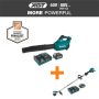 Makita 40V Max XGT Brushless Cordless Blower Kit (4.0Ah) with XGT Brushless Cordless 15" String Trimmer Kit (4.0Ah) - Image 1