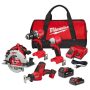 Milwaukee M18 18-Volt Lithium-Ion Brushless Cordless Combo Kit (4-Tool) with 2-Batteries, 1-Charger and Tool Bag - Image 1