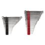 TEKTON 1/4 in. to 1-1/4 in., 6 mm to 32 mm Combination Wrench Set with Modular Slotted Organizer (46-Piece) - Image 1