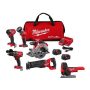 Milwaukee M18 FUEL 18-Volt Lithium-Ion Brushless Cordless Combo Kit (5-Tool) with Barrel Grip Jig Saw - Image 1
