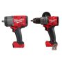 Milwaukee M18 FUEL 18-Volt Lithium-Ion Brushless Cordless 1/2 in. Impact Wrench with Friction Ring and FUEL Hammer Drill/Driver - Image 1