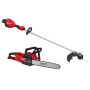 Milwaukee M18 FUEL 18V Brushless Cordless 17 in. Dual Battery Straight Shaft String Trimmer w/M18 FUEL 16 in. Chainsaw (2-Tool) - Image 1