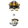 DEWALT 20V MAX XR Cordless Drill/Driver, ATOMIC Impact Driver 2 Tool Combo Kit and 6.5 in. Circ Saw with (2) 2Ah Batteries - Image 1