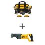 DEWALT 20V MAX XR Cordless Drill/Driver, ATOMIC Impact Driver 2 Tool Combo Kit and Recip Saw with (2) 2Ah Batteries and Charger - Image 1
