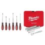 Milwaukee Phillips/Slotted Hex Drive Screwdriver Set with 1/4 in. Drive SAE/Metric Ratchet/Socket Mechanics Tool Set (31-Piece) - Image 1