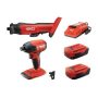 Hilti 22-Volt Li-Ion Cordless Brushless Impact Driver, Cut Out Tool Combo Kit with (2) 22/2.6 Batteries, Charger and Clip - Image 1