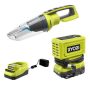 RYOBI ONE+ High Pressure Inflator Kit with 2.0 Ah Battery, Charger, and Wet/Dry Hand Vacuum - Image 1