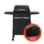 Megamaster 2-Burner Propane Gas Grill in Black with Cover - Image 1