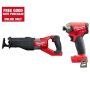 Milwaukee M18 FUEL 18V Lithium-Ion Brushless Cordless Super Sawzall Orbital Reciprocating Saw W/M18 FUEL SURGE Impact Driver - Image 1
