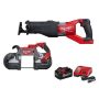 Milwaukee M18 FUEL 18-Volt Lithium-Ion Brushless Cordless SUPER SAWZALL Orbital Reciprocating Saw w/Bandsaw and 8.0Ah Starter Kit - Image 1