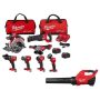 Milwaukee M18 FUEL 18V Lithium Ion Brushless Cordless Combo Kit (7-Tool) with M18 FUEL Blower - Image 1