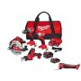 Milwaukee M18 18V Lithium-Ion Brushless Cordless Tool Combo Kit (4-Tool) with Oscillating Multi-Tool - Image 1
